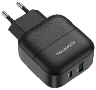 Зарядний пристрій BOROFONE BA46A Premium 18W Black (6931474727336)