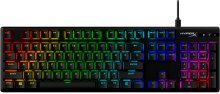 Клавіатура HyperX Alloy Origins Red RGB PBT ENG/UA USB Black (639N3AA)