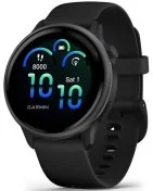 Смарт годинник Garmin vivoactive 6 Slate with Black Band (010-02985-00)
