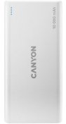 Батарея універсальна Canyon PB-108 10000mAh White  (CNE-CPB1008W)