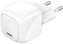 Зарядний пристрій Belkin BoostCharge Compact PD 30W White  (WCA008KQWH)