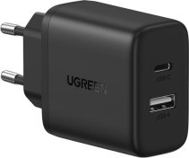 Зарядний пристрій UGREEN X227 QC3.0 PD 20W Black  (45302)