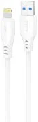 Кабель Proove Simple Silicone 2.4A AM / Lightning 1m White (CCSS12001102)