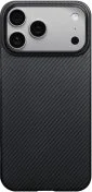 Чохол Pitaka for Apple iPhone 17 Pro Max - Ultra-Slim Twill Black/Grey (KI1701BPM)