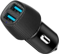 Автомобільний зарядний пристрій Promate Voltrip-duo Black (voltrip-duo.black)