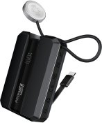 Батарея універсальна Promate Neo-10 10000mAh with Apple Watch Charger 30W Black (6959144065366)