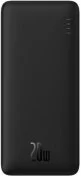 Батарея універсальна Baseus Airpow 30000mAh 20W Black (PPQD090101)