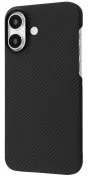 Чохол Proove for Apple iPhone 16 - Carbon Slim with Magnetic Ring Onyx (PCCSIP160060)