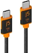 Кабель J5create 100W Type-C / Type-C 3m Black (JUCX25L30-N)