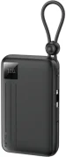 Батарея універсальна Remax FC-15 20000mAh 22.5W Black built-in Cable (6954851254287)