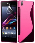Чохол Duotone для Sony Xperia Z1 - TPU рожева