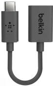 Дата кабель Belkin Type-C / AF 0.14m Black (F2CU036btBLK)