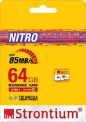 Карта пам'яті Strontium Nitro 566x Micro SDXC 64 ГБ (SRN64GTFU1R)