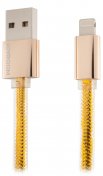 Кабель USB JoyRoom Color Bling S-M331L AM / Lightning 1.2 м золотий