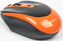 Мишка, A4 Tech G11-580 HX-3 Wireless чорно-помаранчева
