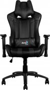 Крісло для геймерів AeroCool AC120BR чорне + подушка під шию