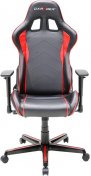 Крісло для геймерів DXRACER FORMULA OH/FH08/NR чорне з червоними вставками