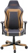 Крісло для геймерів DXRACER WIDE OH/WZ06/NC чорне коричневими вставками