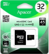 Карта пам'яті Apacer Micro SDHC 32 ГБ (AP32GMCSH10U1-R)
