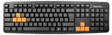 Клавіатура FRIMECOM FC-838 Black/Orang