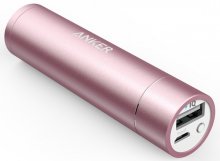 Батарея універсальна Anker PowerCore Plus mini V1 3350mAh Pink (A1104H51)
