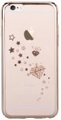 Чохол Devia for iPhone 6/6S - Crystal Starry Champagne Gold