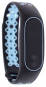Ремешок для фитнес браслета Mijobs Xiaomi Mi Band 2 Черный/Синий