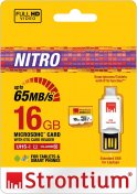 Карта пам'яті STRONTIUM NITRO 433X OTG Micro SDHC 16GB SRN16GTFU1T