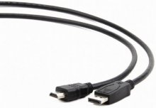 Кабель DisplayPort to HDMI, 5m, Cablexpert Black