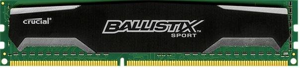 Оперативна пам’ять Micron Crucial Ballistix Sport DDR3 1x8GB BLS8G3D1609DS1S00CEU