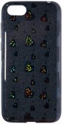 Чохол Milkin for Huawei Y5 2018 - Glitter Heart series Superslim Black