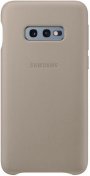 Чохол Samsung for Galaxy S10e - Leather Cover Gray  (EF-VG970LJEGRU)