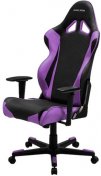 Крісло ігрове DXRacer Racing OH/RV001/NV PU шкіра, Al основа, Black/Violet
