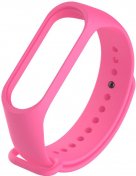 Ремінець Climber for Xiaomi Mi Band 4 - Original Style Silicone Single Color Pink (CBXM407 Pink)
