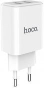 Зарядний пристрій Hoco C62A Victoria with Type-C Cable White (C62A (T) White)
