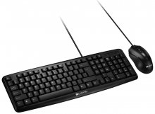 Клавіатура+миша, Canyon CNE-CSET1-RU USB, Black