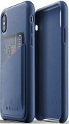 Чохол MUJJO for iPhone Xs/X Full Leather Wallet Blue  (MUJJO-CS-092-BL)