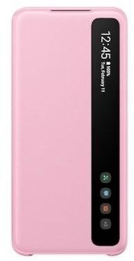 Чохол Samsung for Galaxy S20 G980 - Clear View Cover Pink  (EF-ZG980CPEGRU)