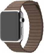 Ремінець HiC for Apple Watch 42/44mm - Leather Loop Band Dark Brown