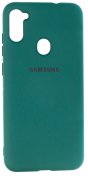 Чохол Device for Samsung A11 A115 2020 - Original Silicone Case HQ Dark Green  (SCHQ-SMA11-DG)