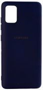 Чохол Device for Samsung A51 A515 2020 - Original Silicone Case HQ Dark Blue  (SCHQ-SMA515-DB)