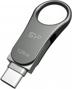 Флешка USB Silicon Power Mobile C80 180GB Silver (SP128GBUC3C80V1S)