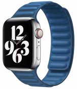 Ремінець HiC for Apple Watch 38/40mm - New Leather Link Blue (LLNK3840BL)