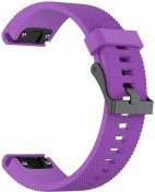 Ремінець Garmin QuickFit 20 Dots Silicone Band Purple (QF20-STSB-PURP)