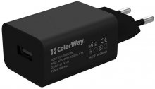 Зарядний пристрій ColorWay Auto ID USB 2A 10W Black  (CW-CHS012-BK)