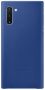 Чохол Samsung for Galaxy Note 10 - Leather Cover Blue  (EF-VN970LLEGRU)