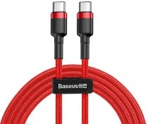 Кабель Baseus Cafule 60W 3A CM / CM 2m Red (CATKLF-H09)