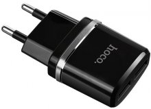 Зарядний пристрій Hoco C12 Black with Type-C cable