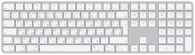 Клавіатура Apple Magic Keyboard RU with Touch ID and Numeric Keypad Silver (MK2C3RS/A)