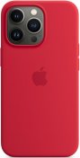 Чохол HiC for iPhone 13 Pro - Silicone Case without MagSafe Red